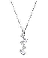 Pendente Swarovski Donna in Oro bianco Diamante Lab Grown 0.90 Ct 5688869 - 5688869